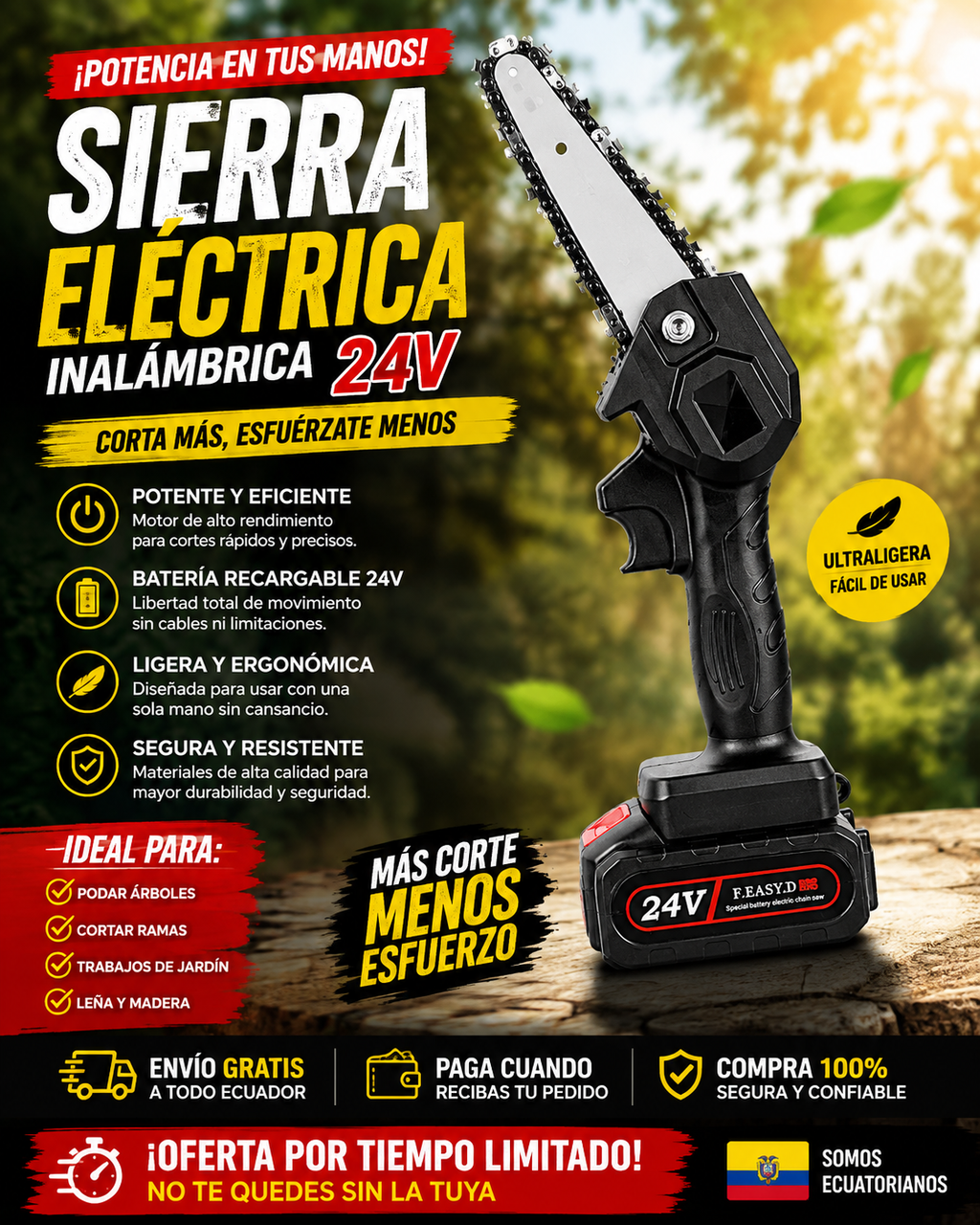 [GRAN OFERTA] MINI SIERRA ELECTRICA PORTATIl  🔥
