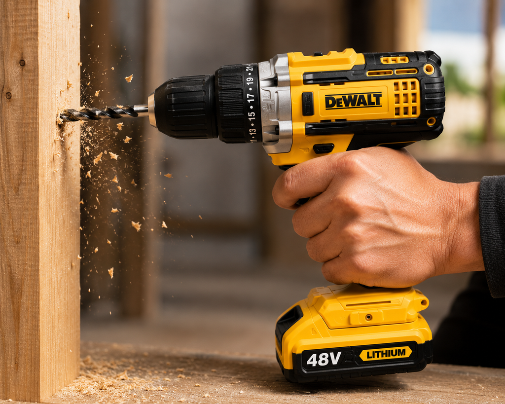 KIT TALADRO INALÁMBRICO DEWALT CON MALETÍN Y ACCESORIOS 🔥