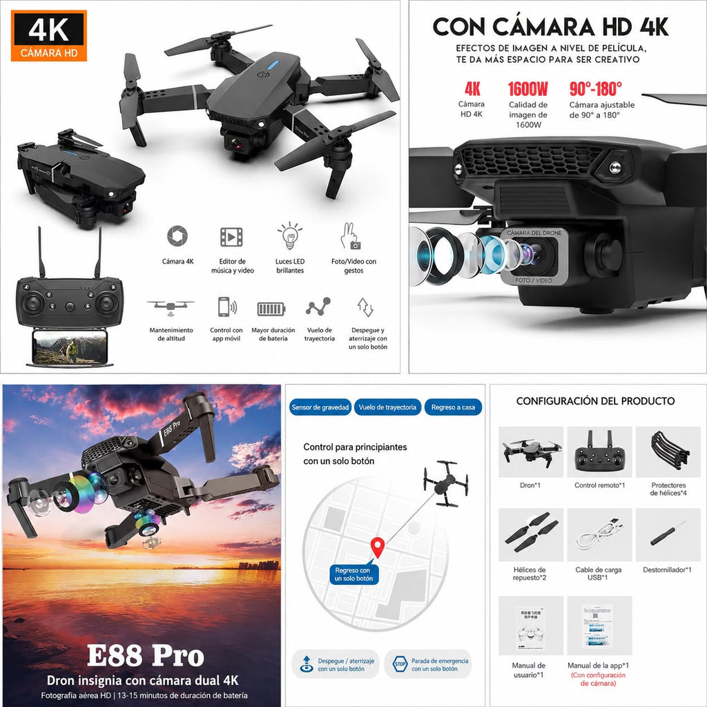 DRONE E88 PRO 4K